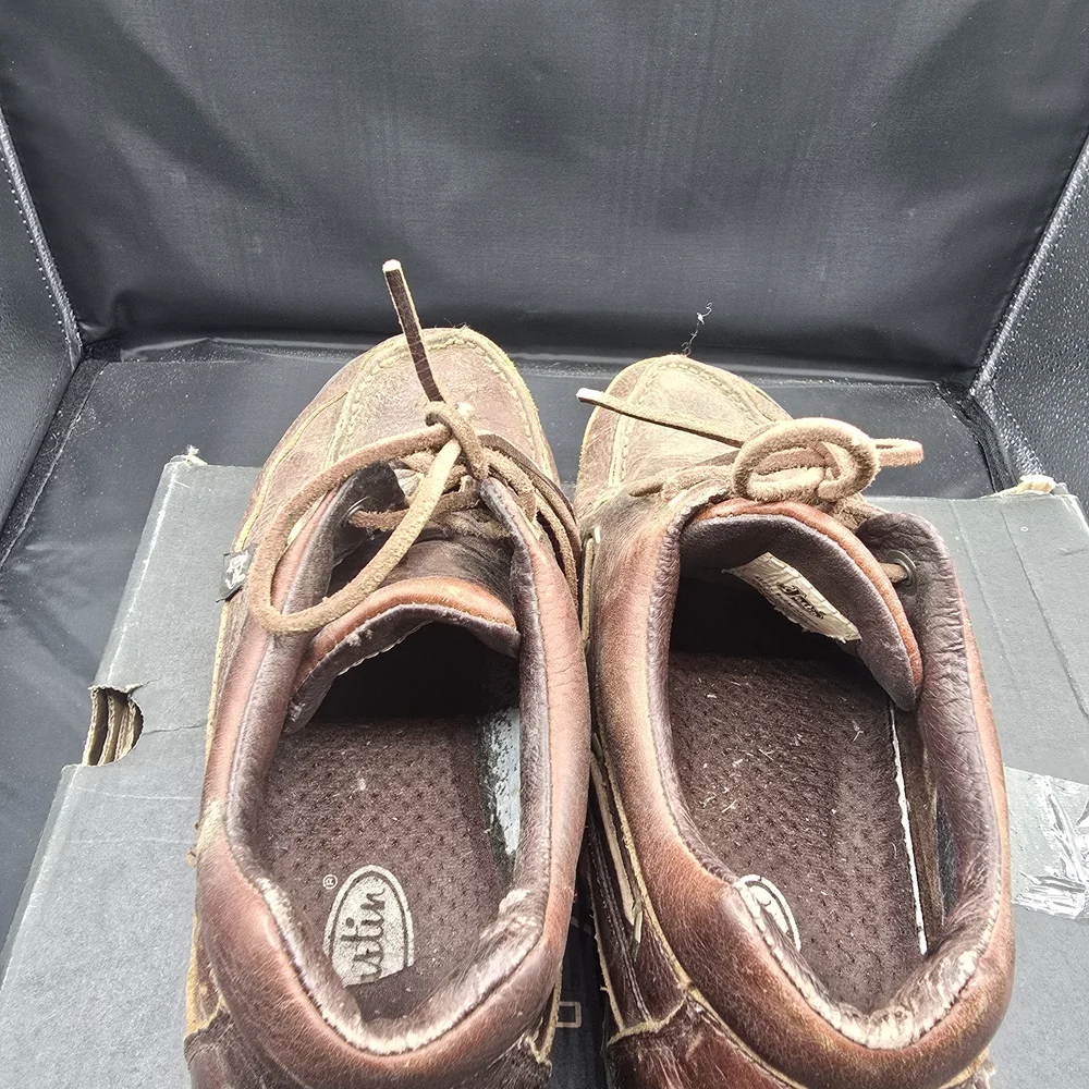 Justin Boots Rustic‎ Brown Leather Boat Shoes